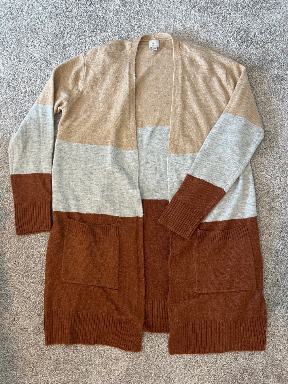 A New Day Block Cardigan